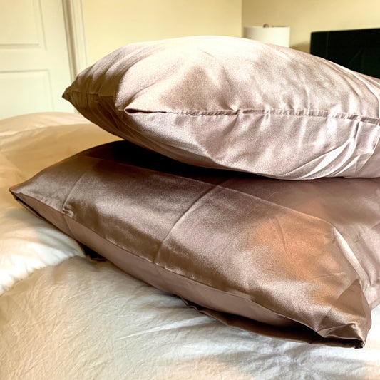 Satin pillowcases - Rose Taupe