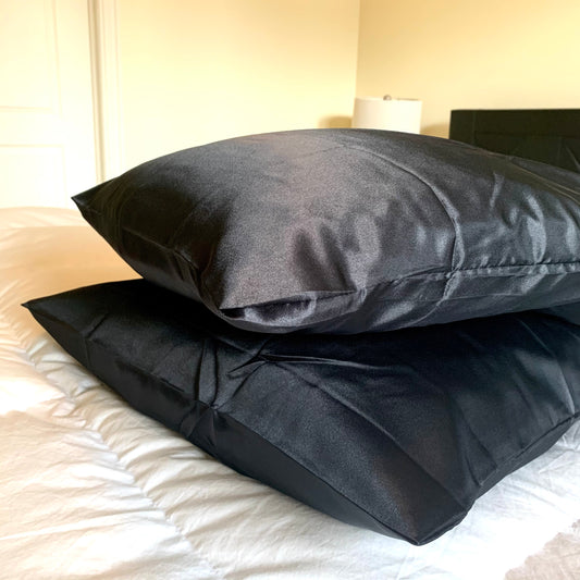 Satin pillowcases - Black